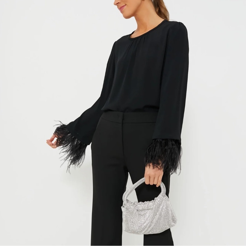 MARELLA Rivista Feather Blouse NEW